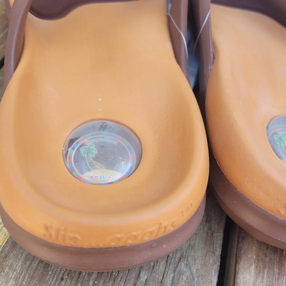 Hawaiian Jellys Ultra Comfort Brown Lava Flip Flops Sandal Sz 11 - Picture 6 of 8